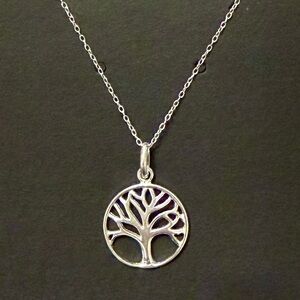 Silver Tree of Life Pendant Necklace